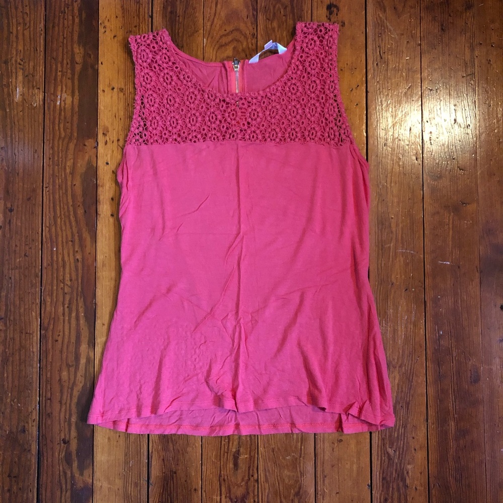Coral Charming Charlie Tank